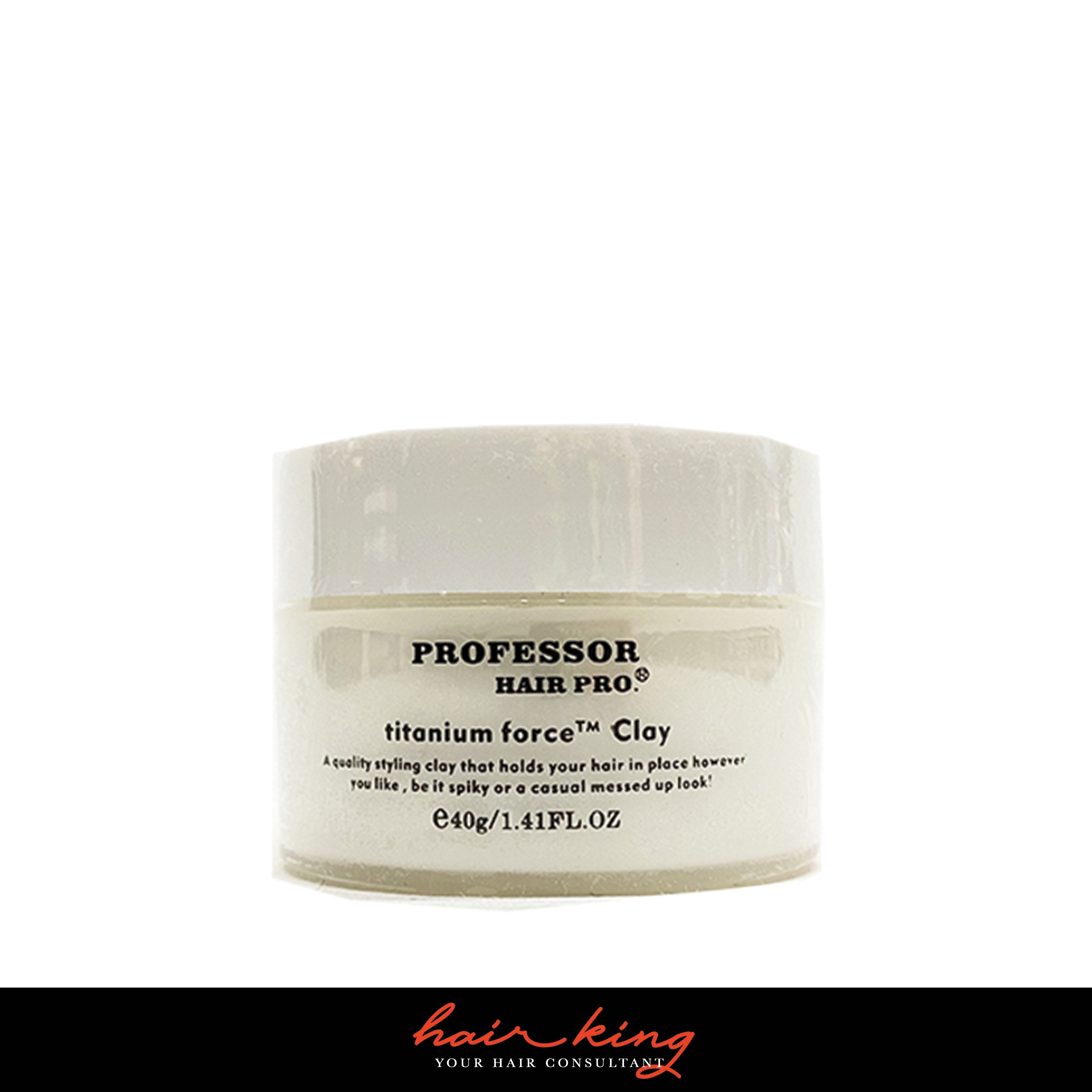 PROFESSOR Hair Pro. Titanium Force Clay 80g