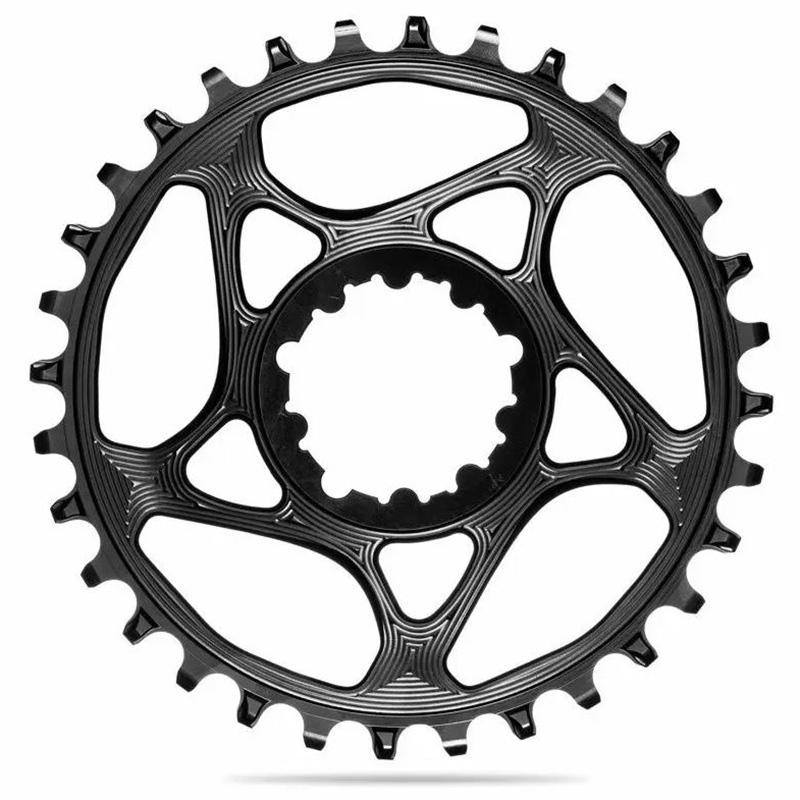 AbsoluteBlack Round Boost N/W Direct Mount Chainring (For SRAM 3mm offset)