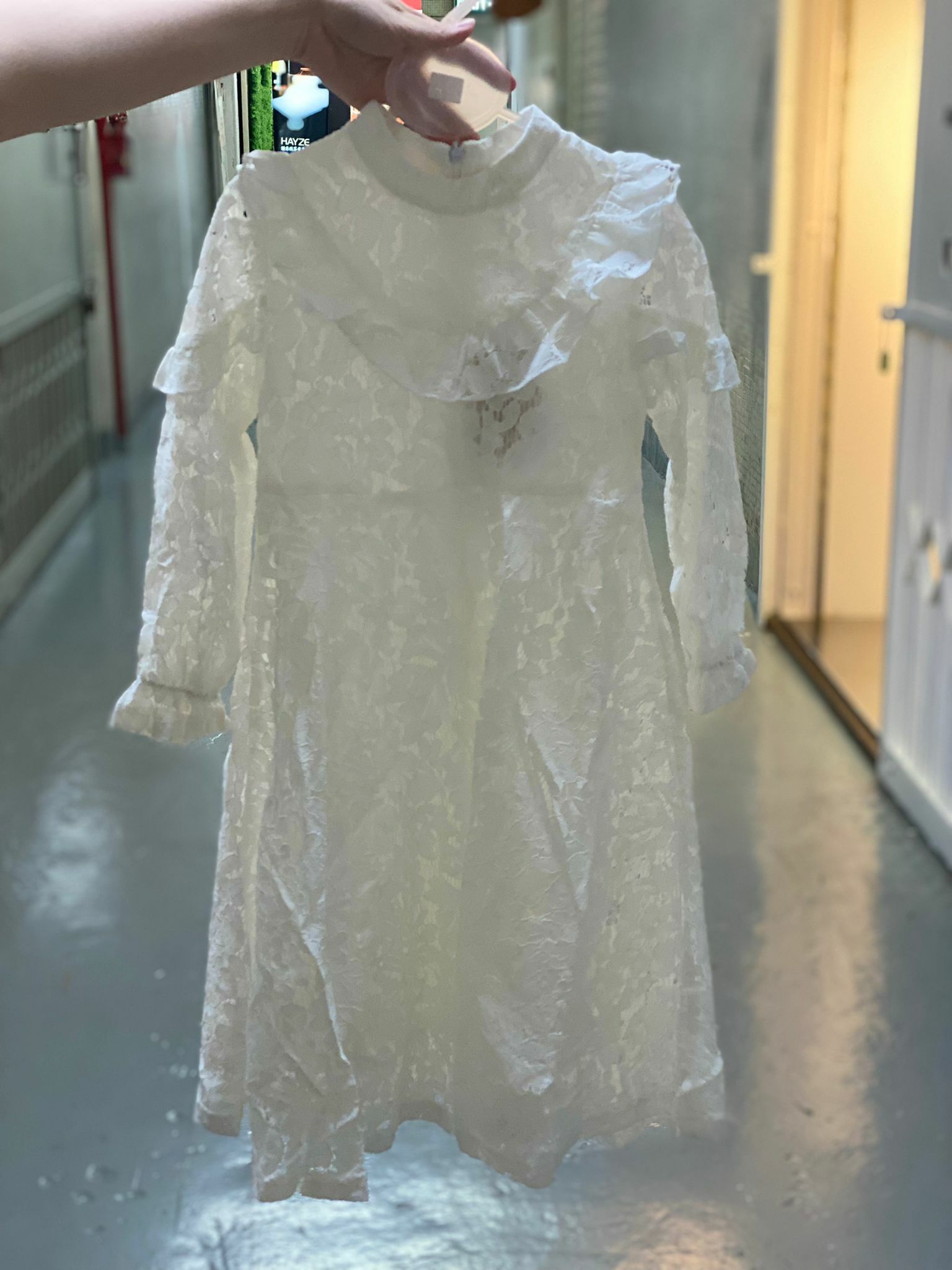 (現貨) LBK-2297 Lace長袖連身裙