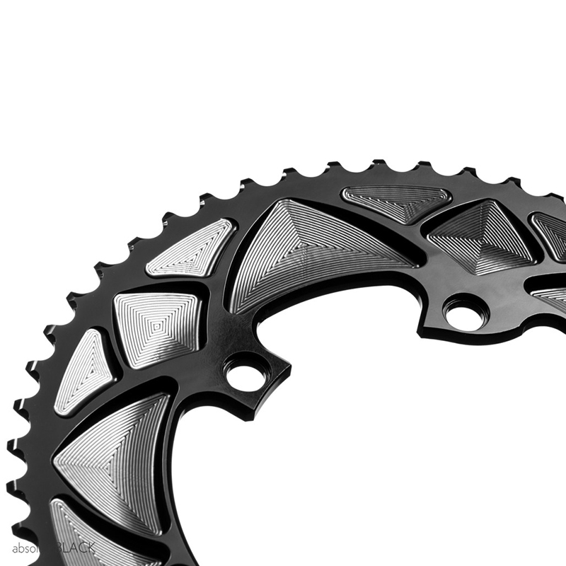 AbsoluteBlack Premium Round 2X BCD110x4 Road Chainring