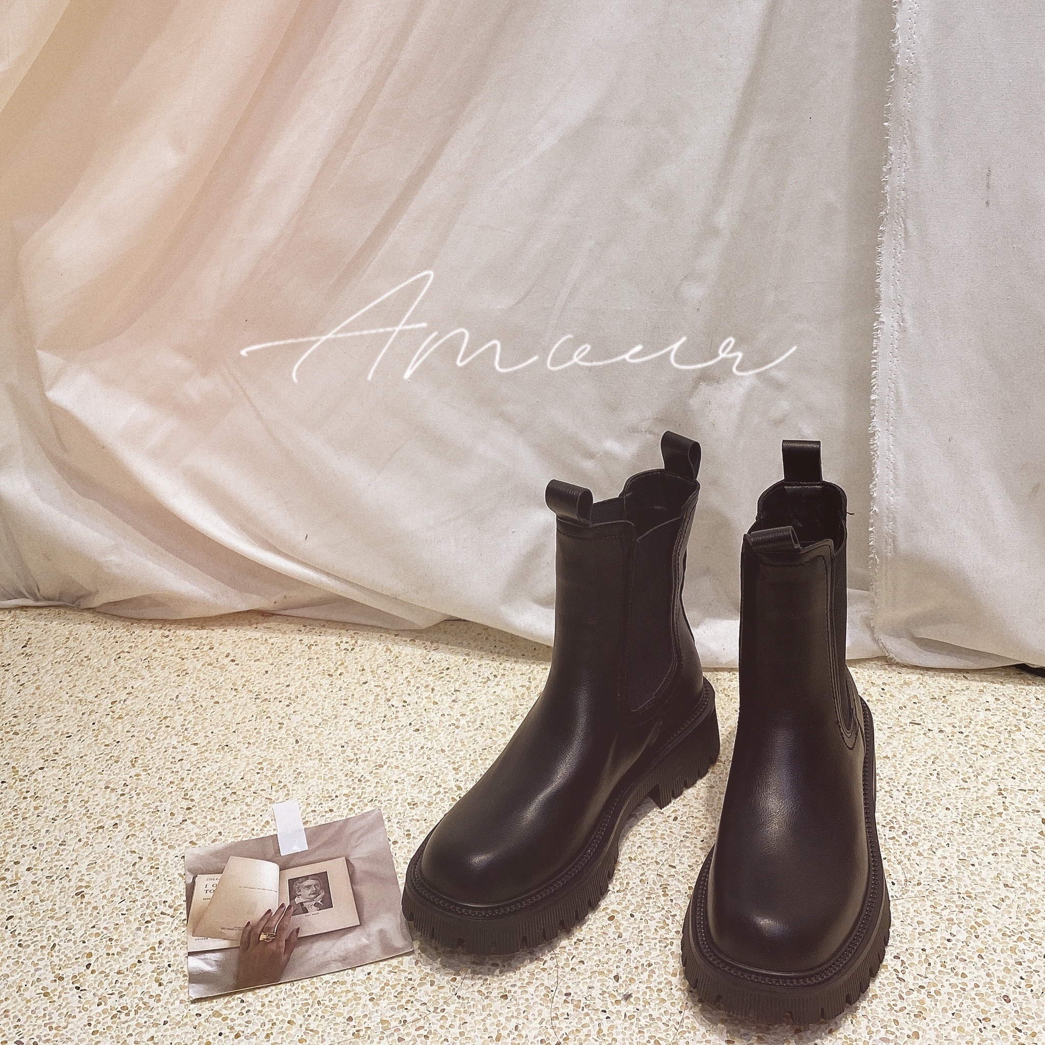 百搭首選低筒靴/單一色