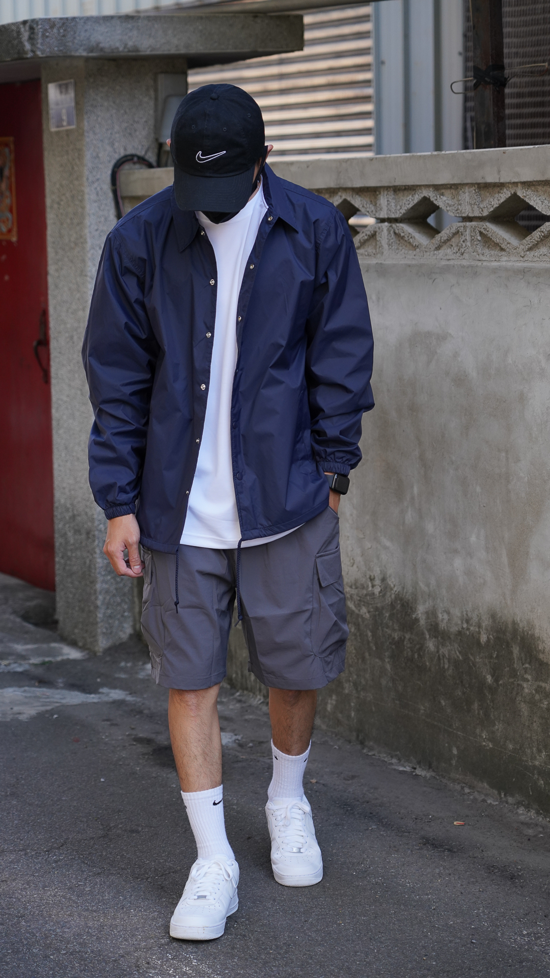 #現貨 United Athle 教練外套 尼龍 防風 防潑水 內裡有保暖鋪棉 3705901