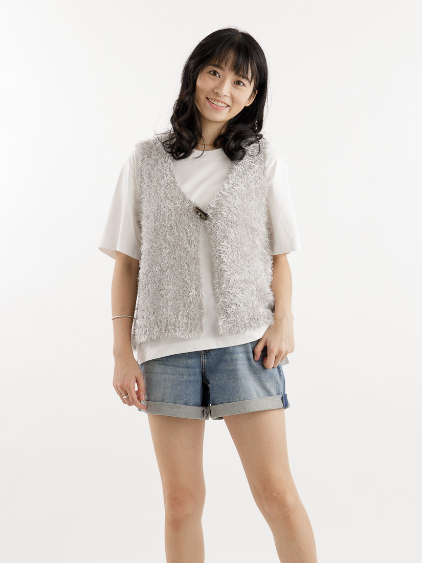 白T穿搭針織背心-女