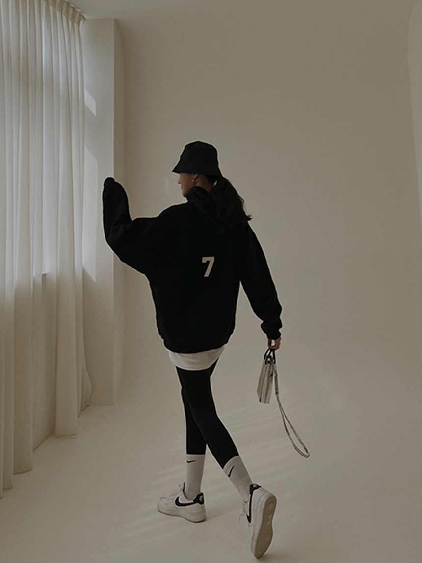 ABD內刷毛連帽T*2色