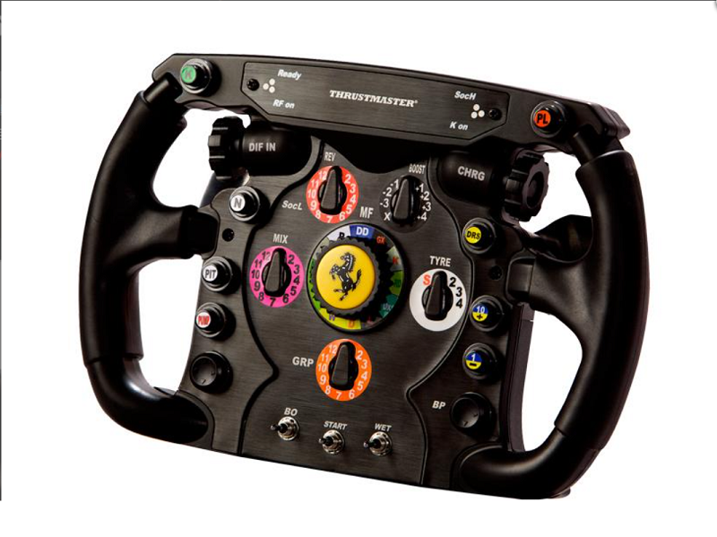 Thrustmaster Ferrari F1 Wheel Add On 圖馬思特法拉利授權賽車遊戲方向盤