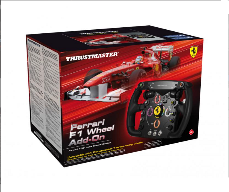 Thrustmaster Ferrari F1 Wheel Add On 圖馬思特法拉利授權賽車遊戲