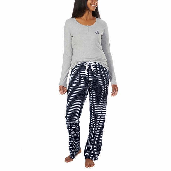 Calvin Klein - 灰色睡衣2件套裝