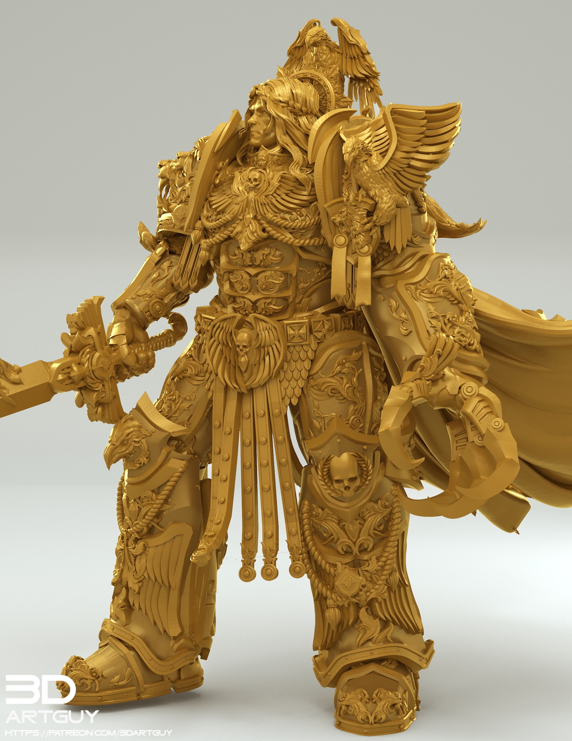 The Ruler 3dguy 3DARTGUY - Ruler_PoseTwo 1/24