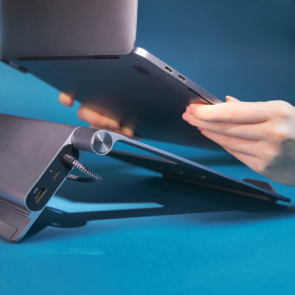 Hub Stand USB-C 5-in-1 Laptop Stand Hub