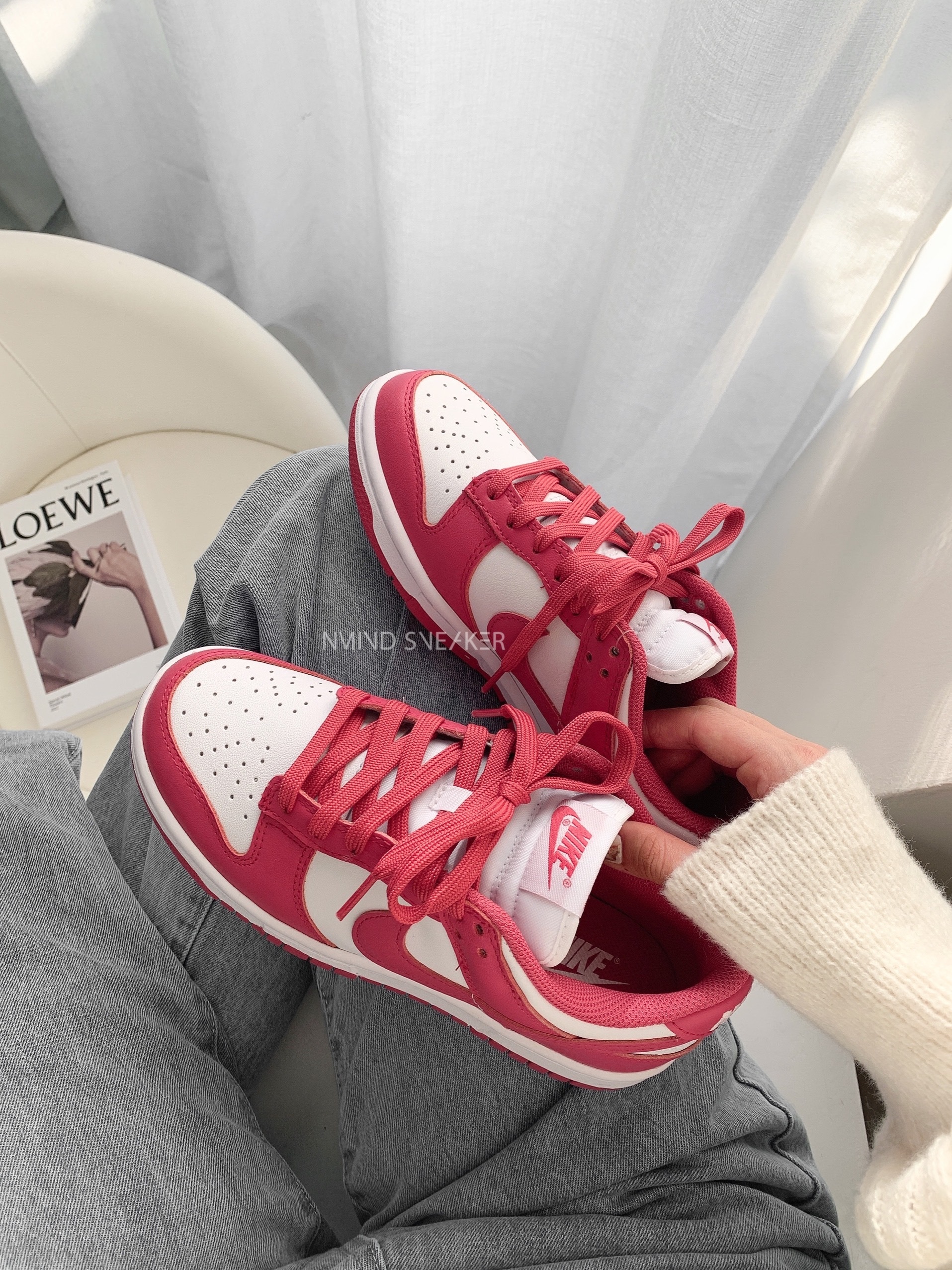 NIKE W DUNK LOW "Archeo Pink" 甜莓果紅 (DD1503-111)