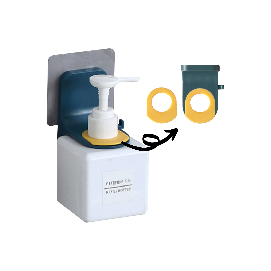 免釘撞色沐浴乳架