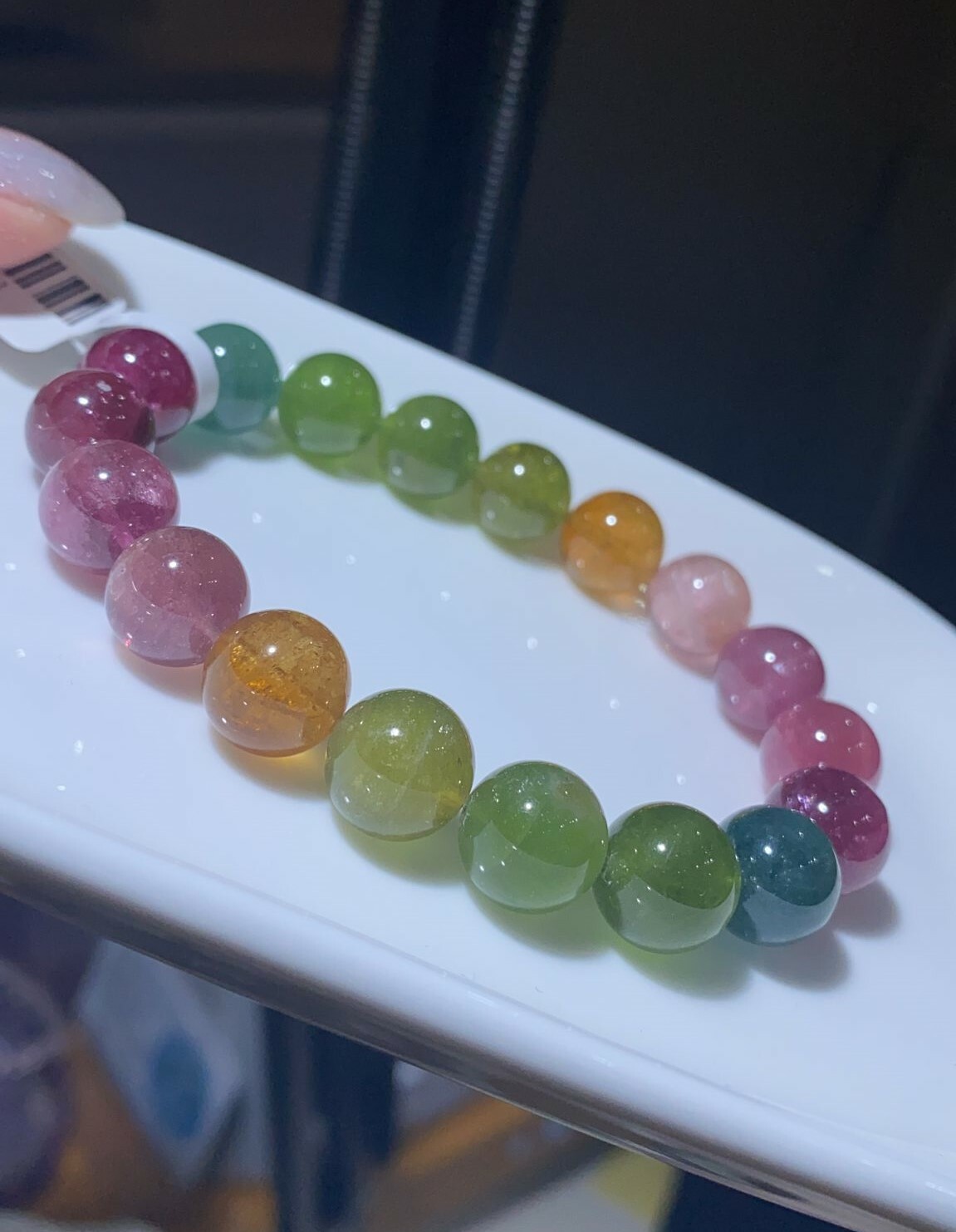 10.6-10.8mm 大珠彩虹碧璽