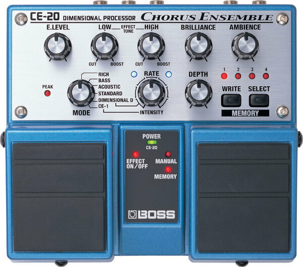 BOSS CE-20 Chrous Ensemble 錄音室級 合聲 雙踏板 效果器