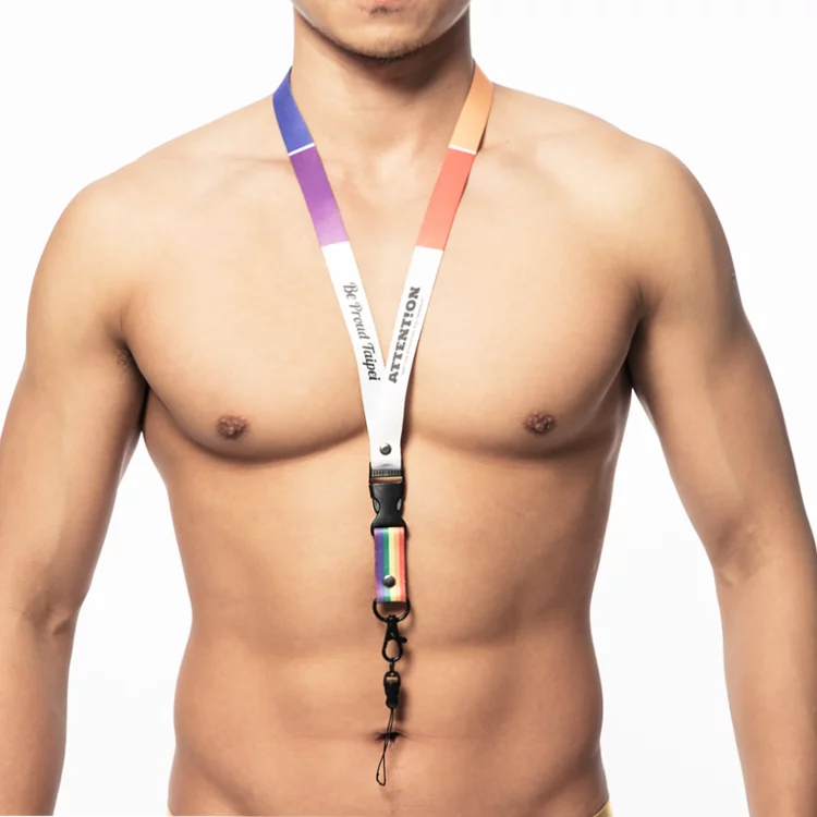 AttentionWear 六色彩虹手機吊繩 【Be Proud Taiwan 驕傲台灣】