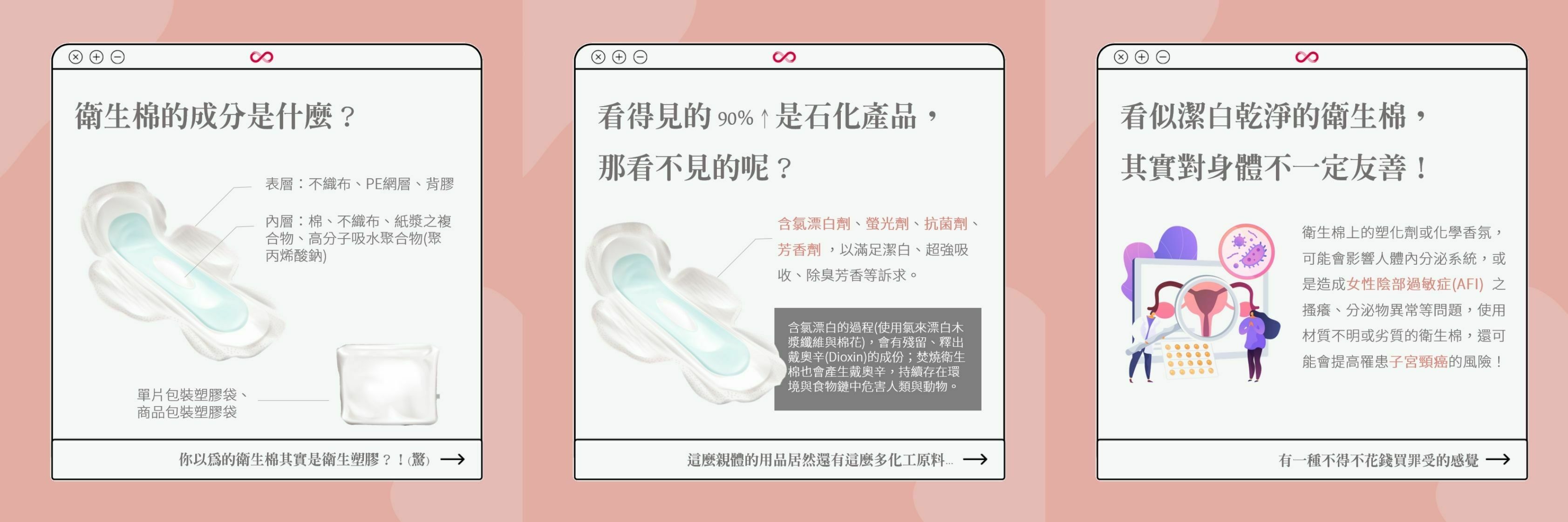 衛生棉是石化產品
