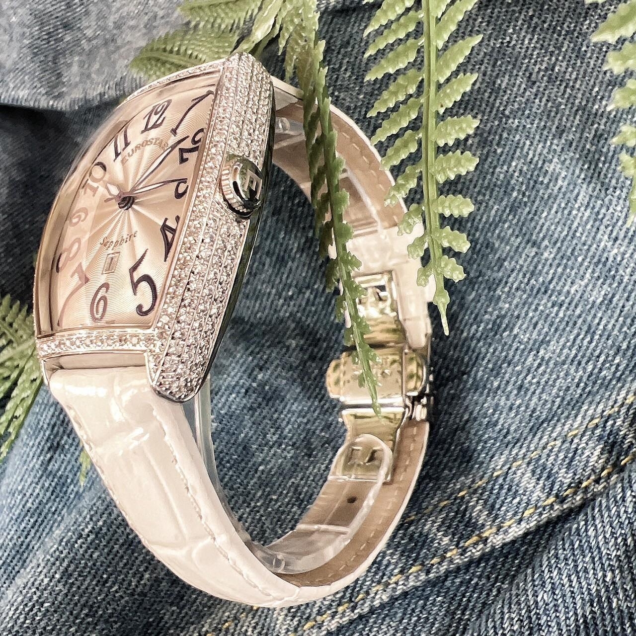 【EUROSTAR 歐星】時尚晶鑚仕女腕錶 1E0829G1-26 31mm 現代鐘錶