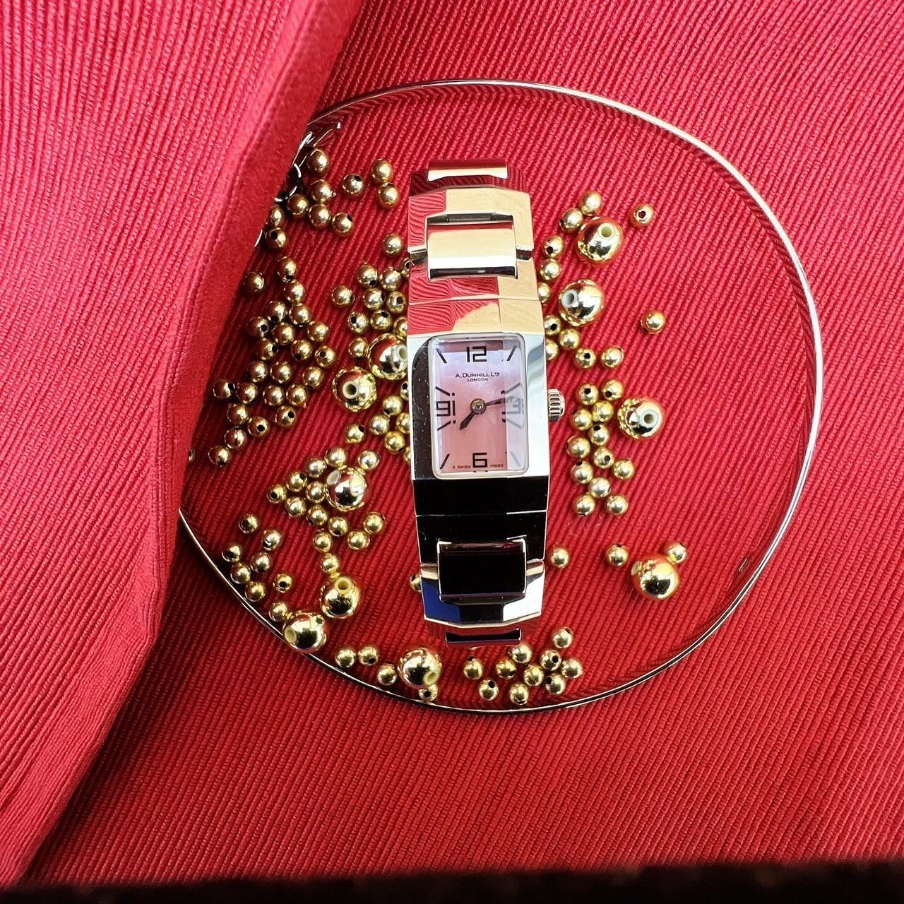 【Dunhill】簡約時尚女錶 DQV196PZ 14mm 現代鐘錶