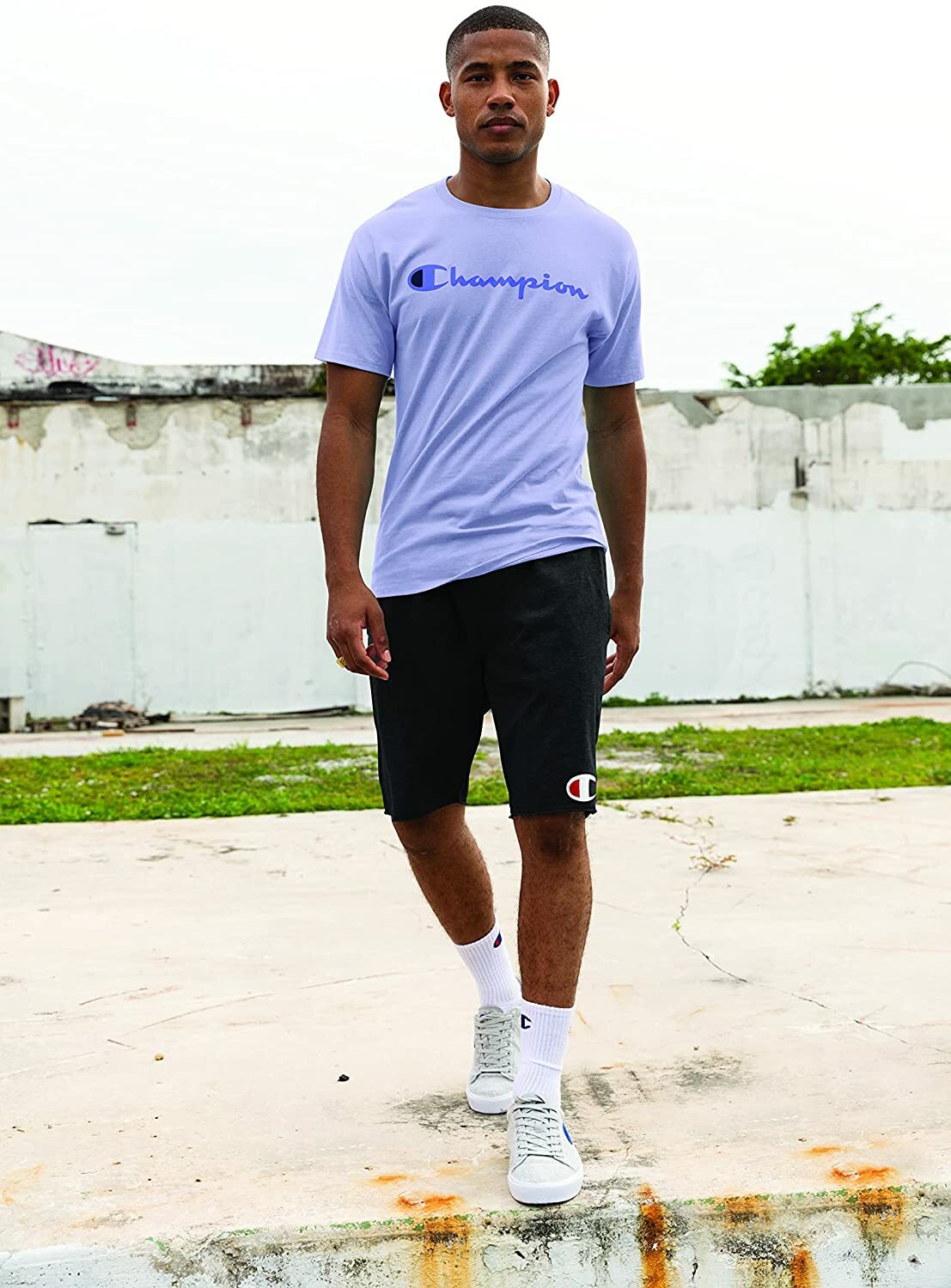 Men's Champion Logo Crew Socks [6-Pack]