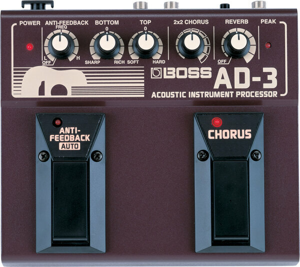 BOSS AD-3 Acoustic Instrument Processor 地板型空心吉他 效果器