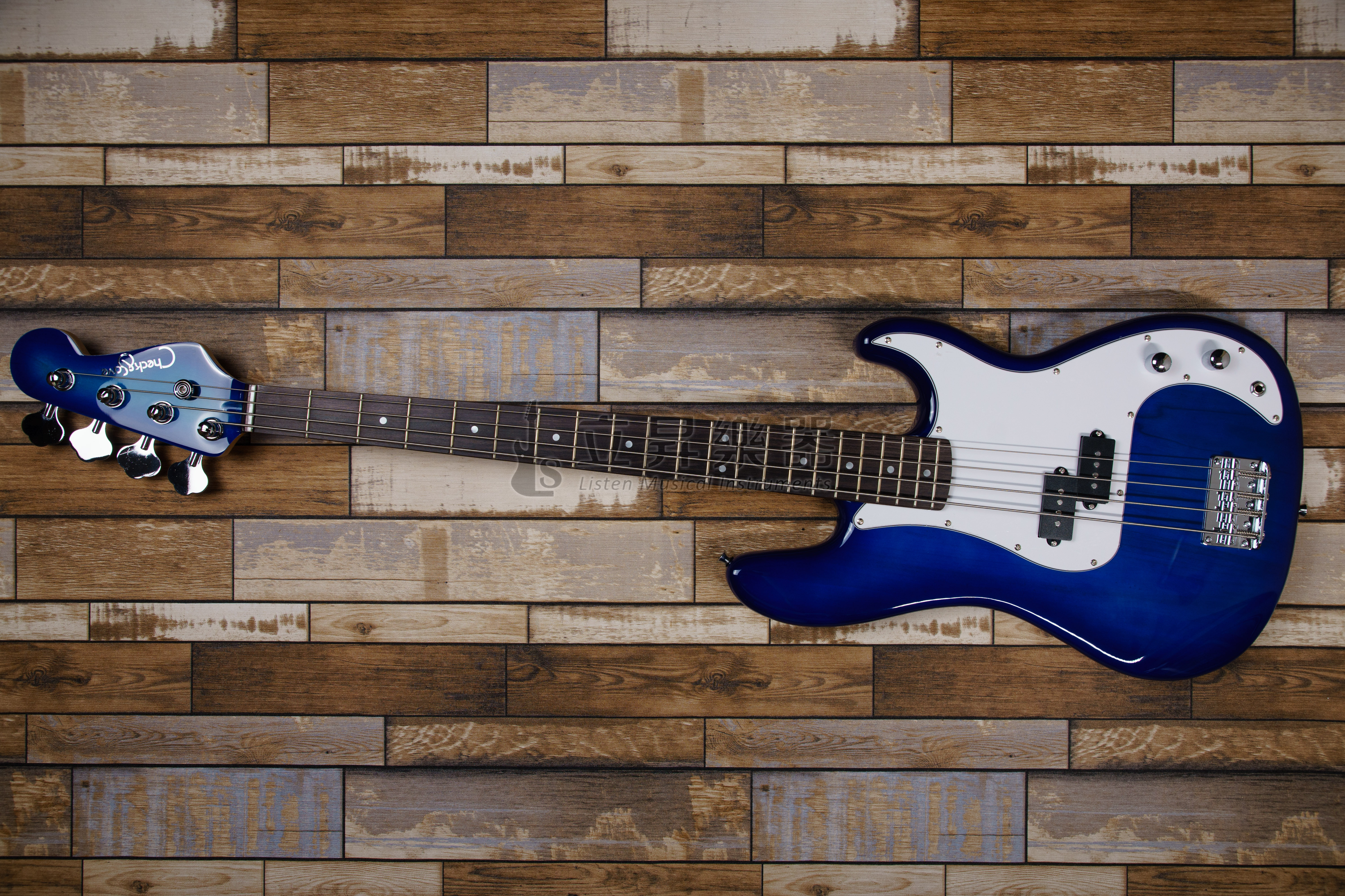 Check Save HB-001BL P型 貝斯 藍色 Bass HB001BL