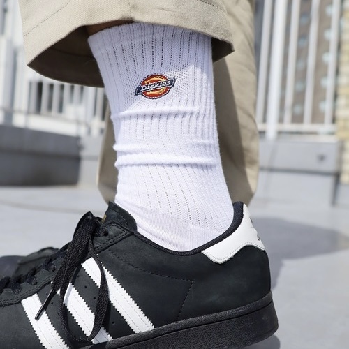 Dickies Logo Socks 純棉 中筒襪 長襪 三雙一組 全黑 // 全白 // 全灰