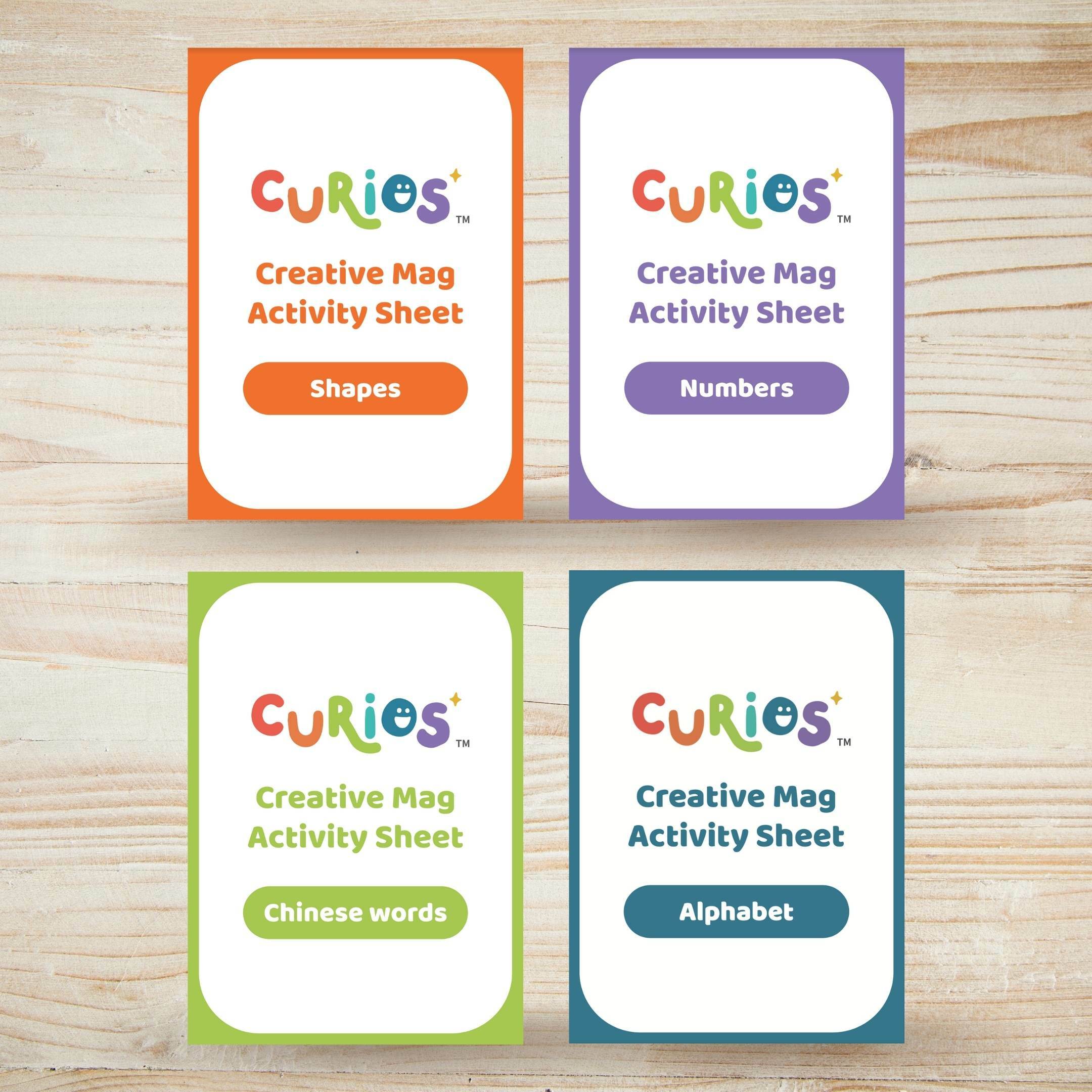 Curios®️ Creative Mag Activities Worksheet ❗PDF線上下載版本❗