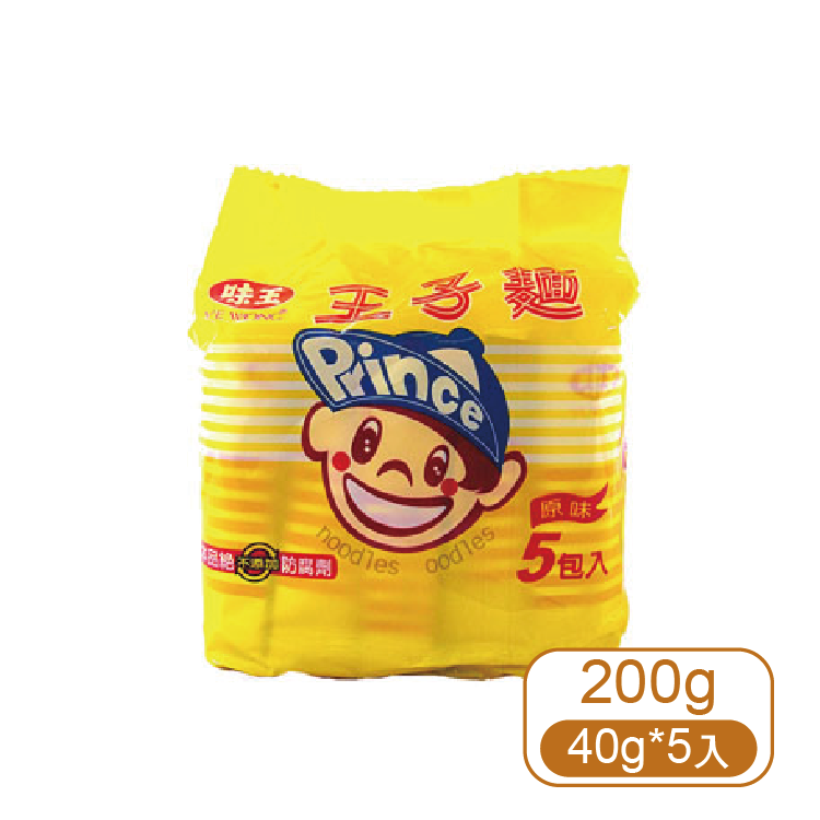 【味王】王子麵 40g (5入)