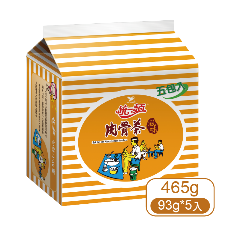 【統一】肉骨茶麵 5入(包)