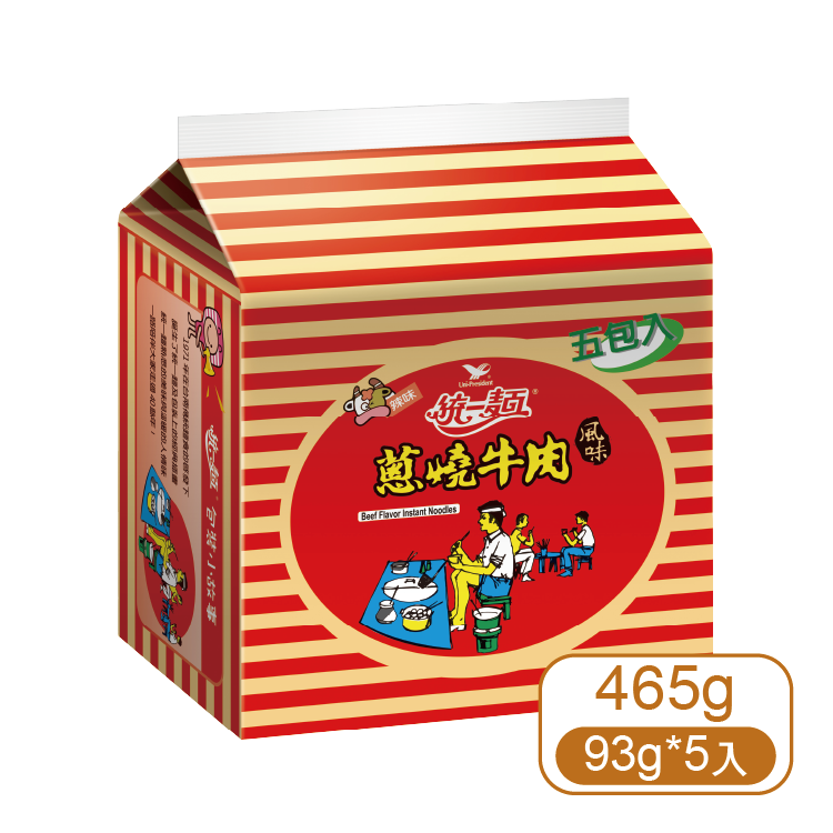 【統一】辣味蔥燒牛肉麵 5入