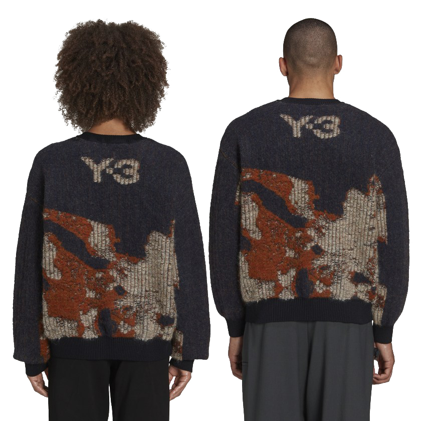 【 Y-3 U CH1 KNT SWT 針織毛衣 - 咖啡 】