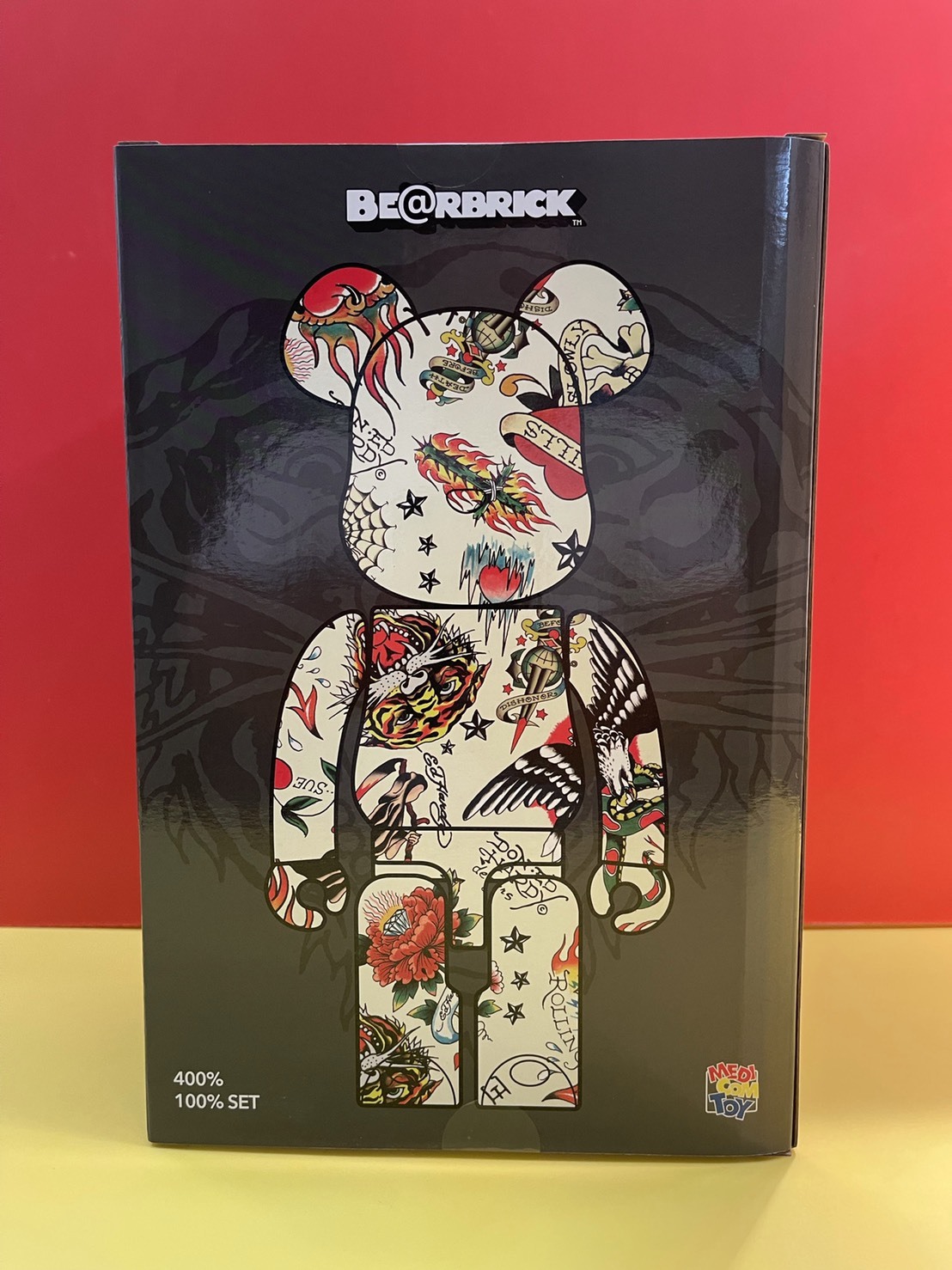 BE@RBRICK Ed Hardy 2021 Limited Edition 400% & 100&