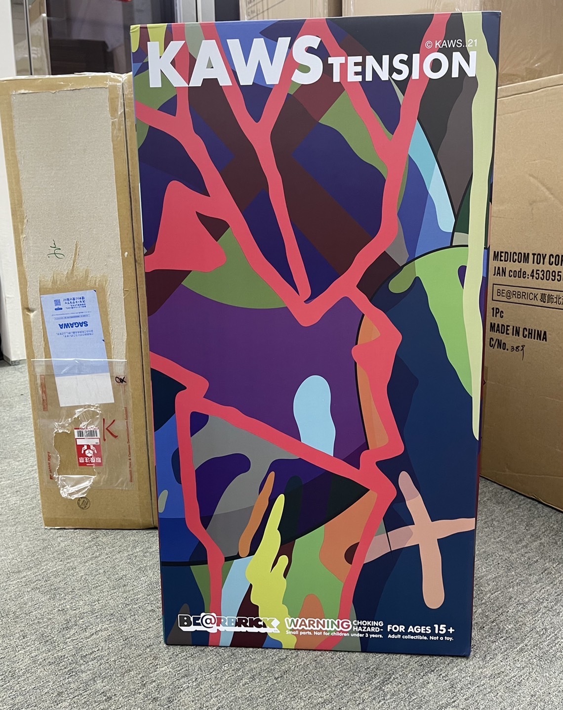 BE@RBRICK KAWS TENSION 1000%