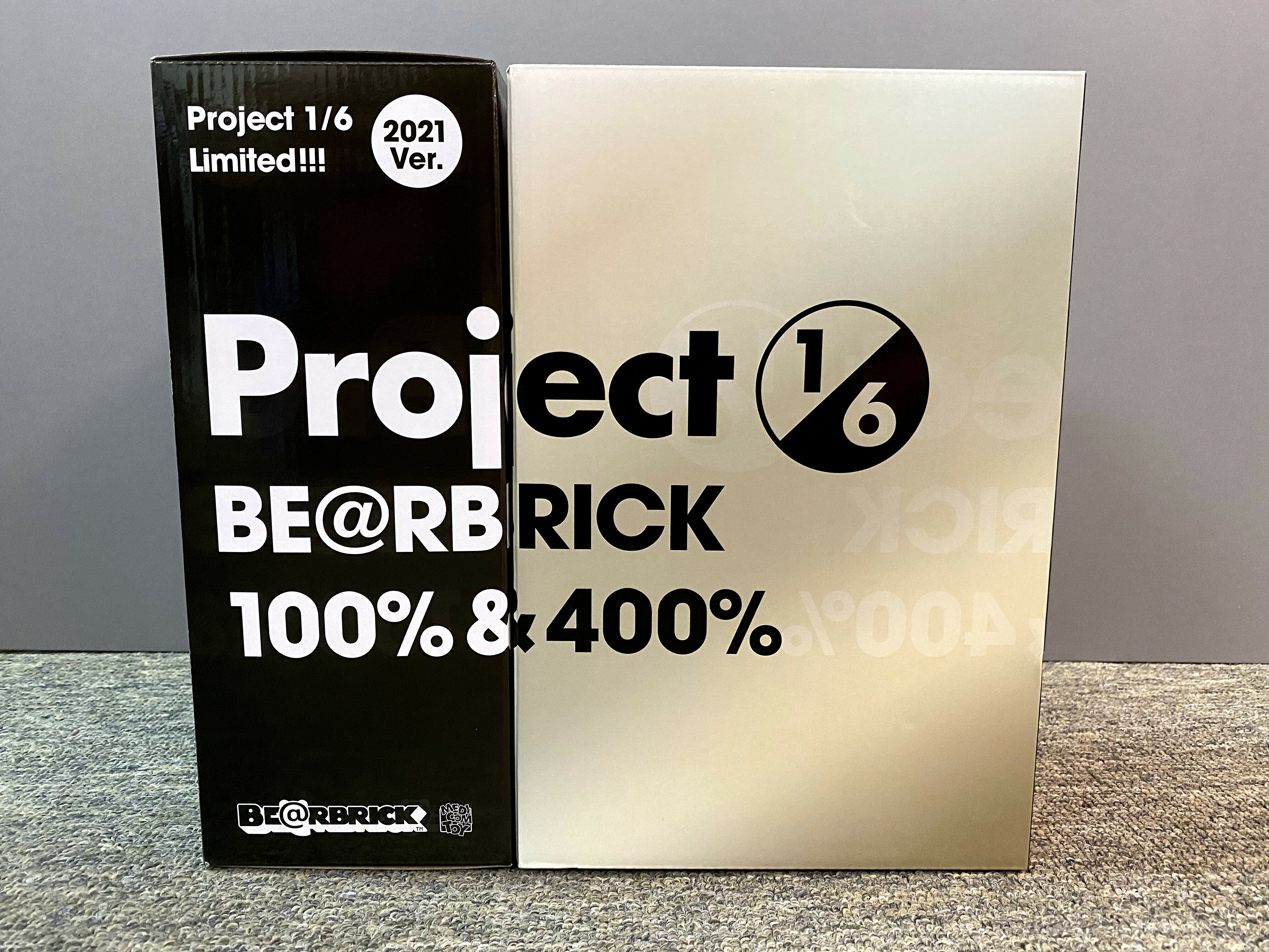 BE@RBRICK project 1/6 CLEAR CHROME セット-