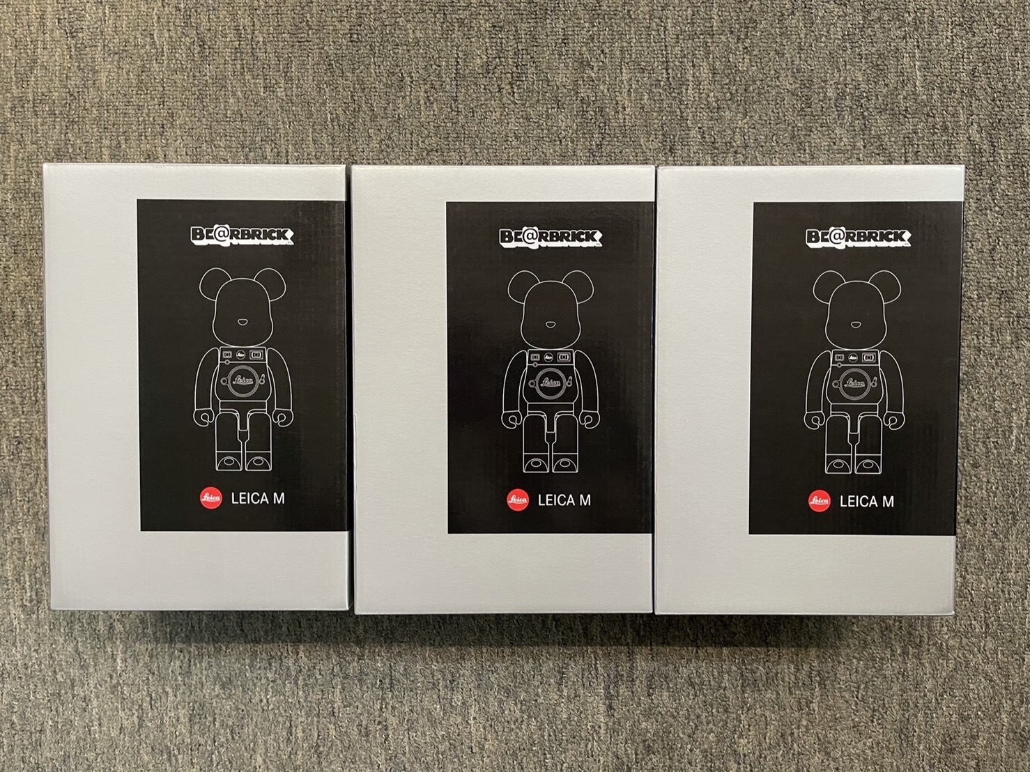 Bearbrick x Leica w/ Camera Strap and Bag 100% & 400% Set