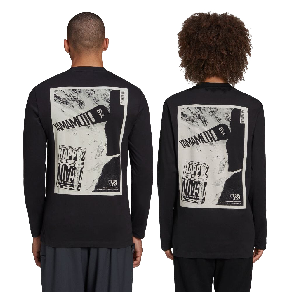 【 Y-3 U CH2 P2 LS TEE 印花長袖TEE 】