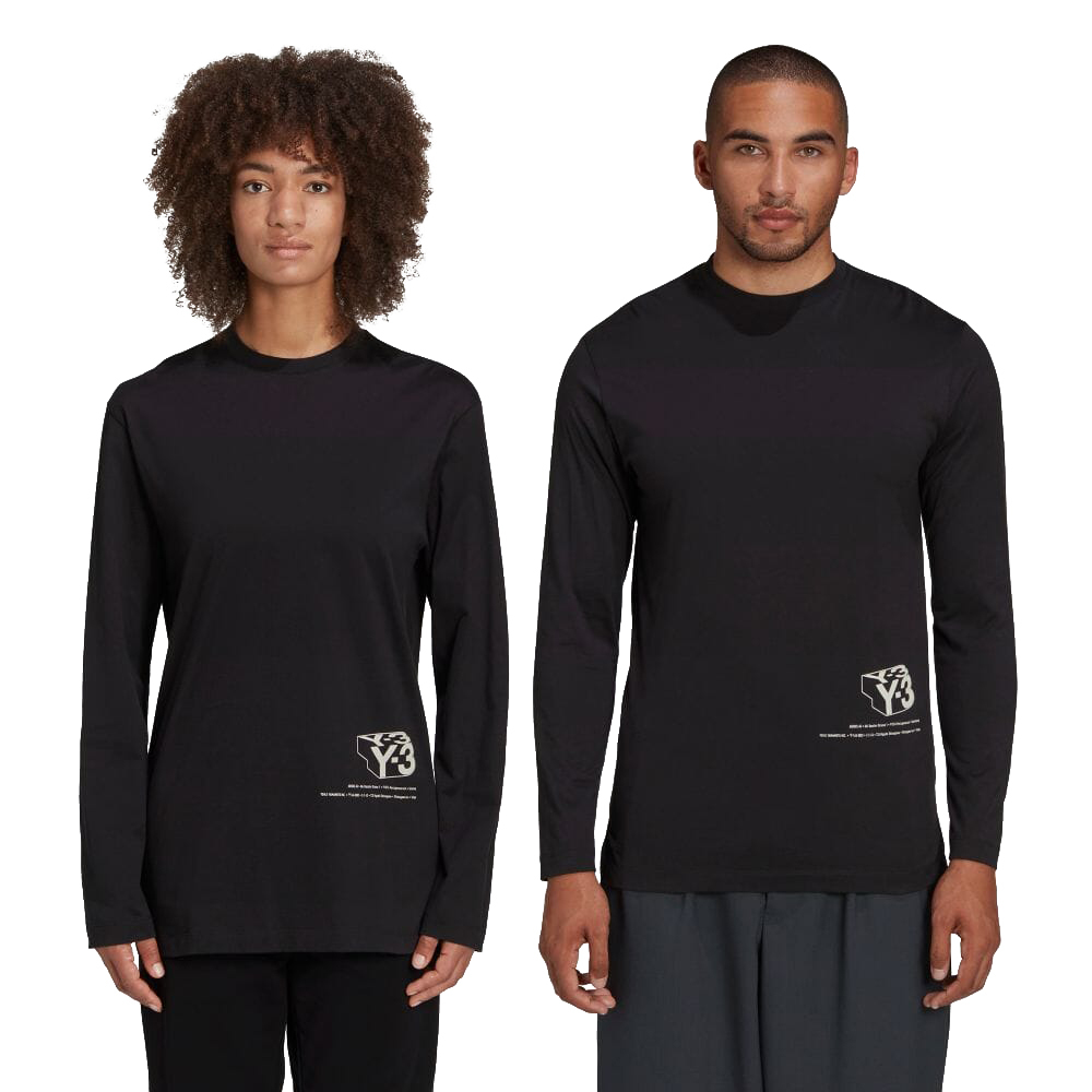 【 Y-3 U CH2 P2 LS TEE 印花長袖TEE 】