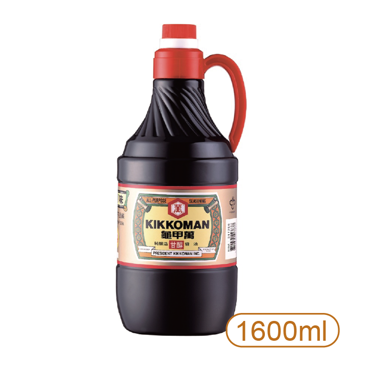 【龜甲萬】甘醇醬油 1600ml
