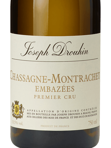 Joseph Drouhin Chassagne Montrachet 1er Cru Embazées 2022
