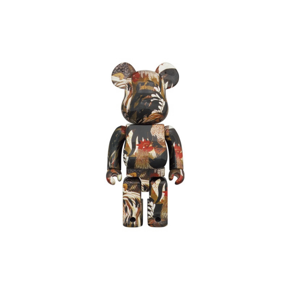 （現貨）BE@RBRICK 伊藤若沖 動物彩繪 群雞圖 100%+400%