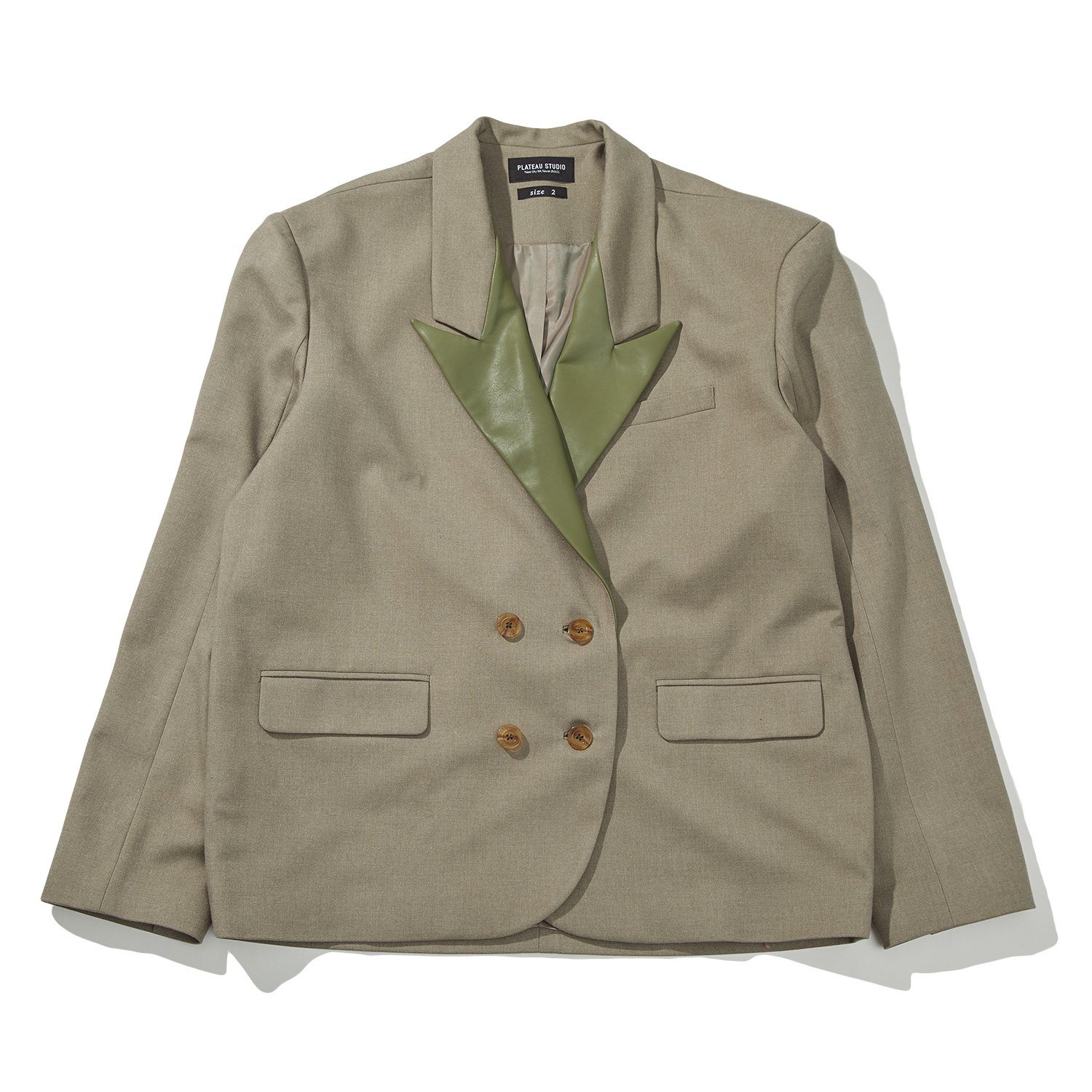 PLATEAU 10B BLAZER-KHAKI