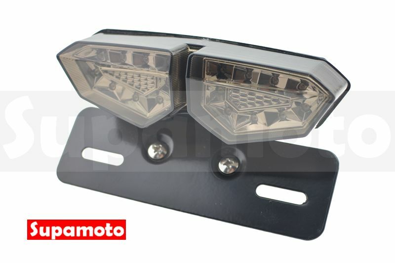 -Supamoto- D713 LED 整合 尾燈 R6 方向燈 尾燈 牌架 煞車燈 野狼 檔車 雲豹 KTR AIR