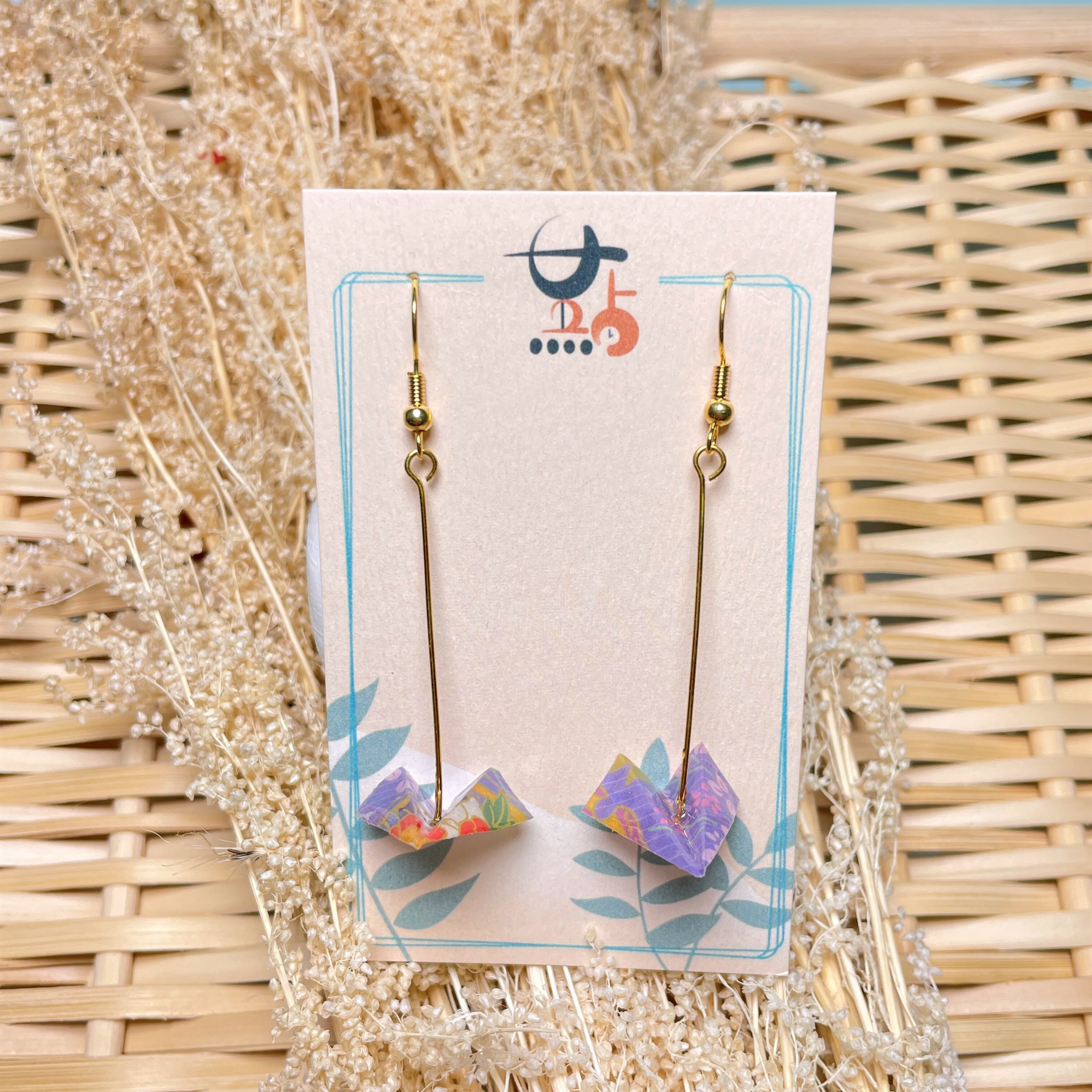 耳環 - 紙飛機