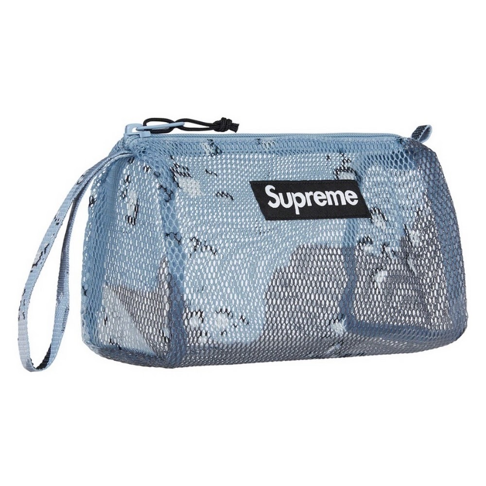 Supreme Utility Pouch Bag Ss20 Blue Chocolate Chip Camo