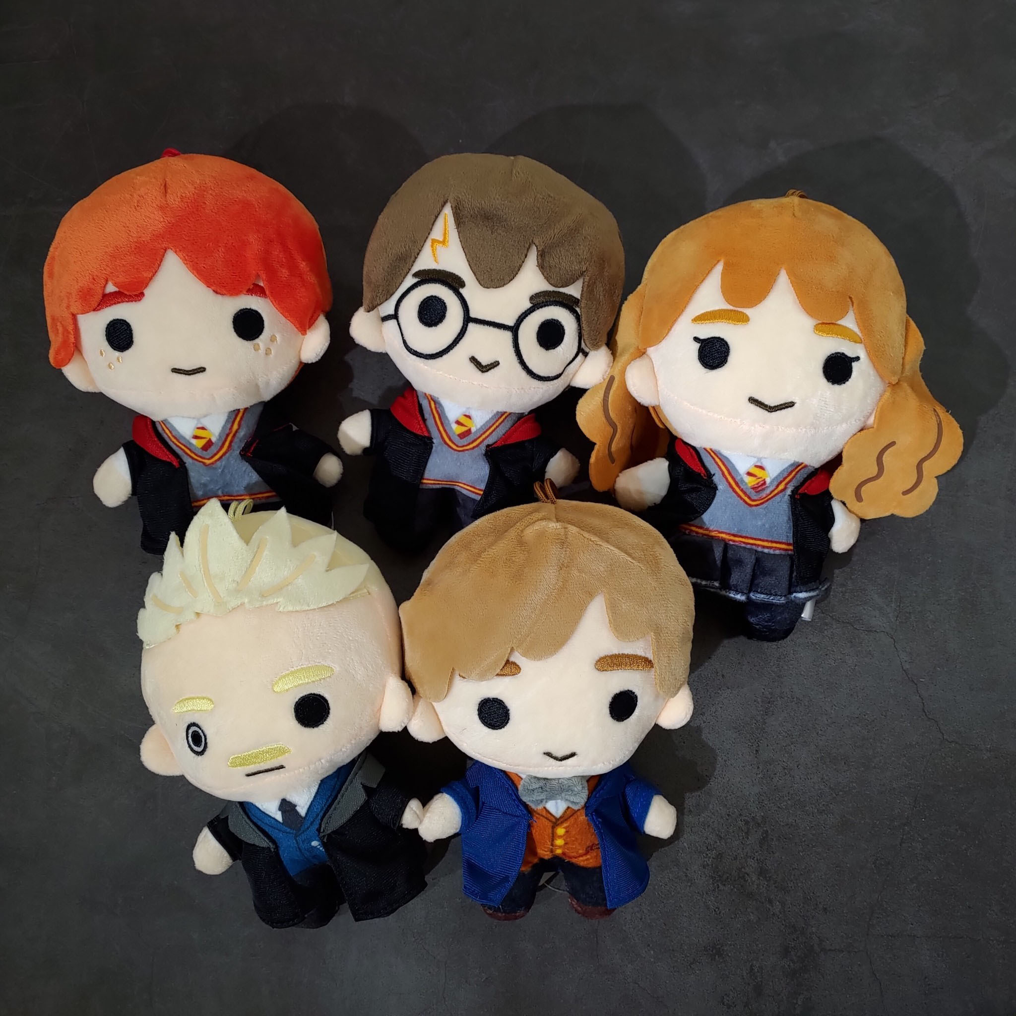 哈利波特-6吋絨毛娃娃Q版站姿 (哈利/妙麗/榮恩/紐特/蓋勒)