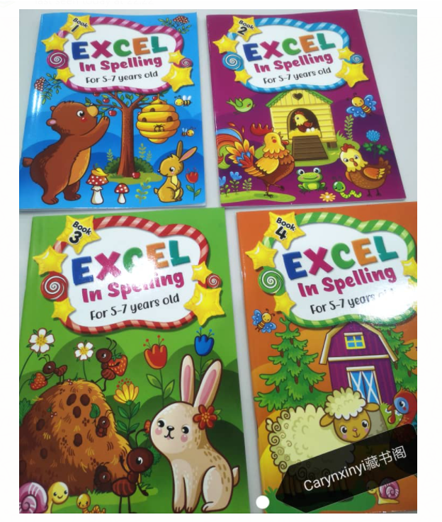 excel in spelling 4 books 