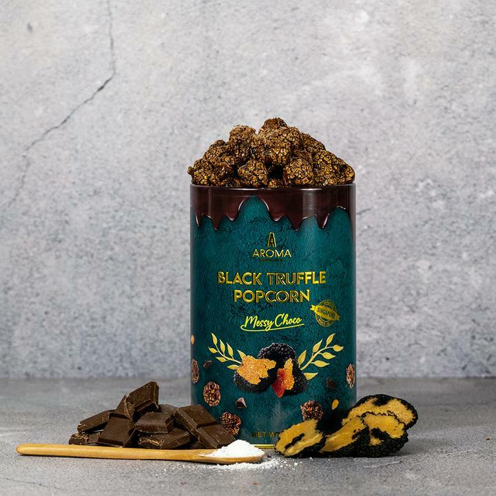 Aroma Black Summer Truffle Popcorn - Messy Choco