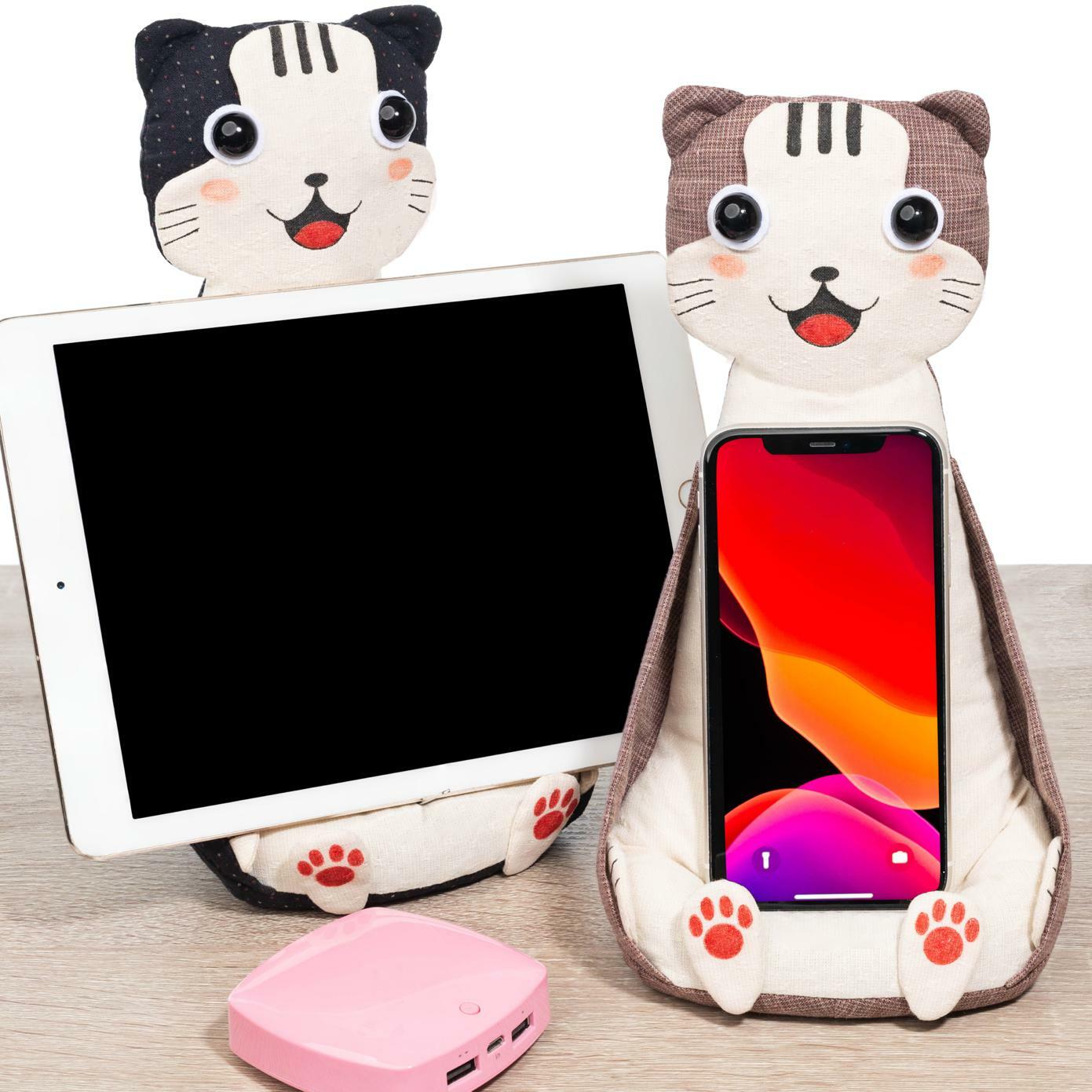 大頭貓手機平板座(材料包)/個