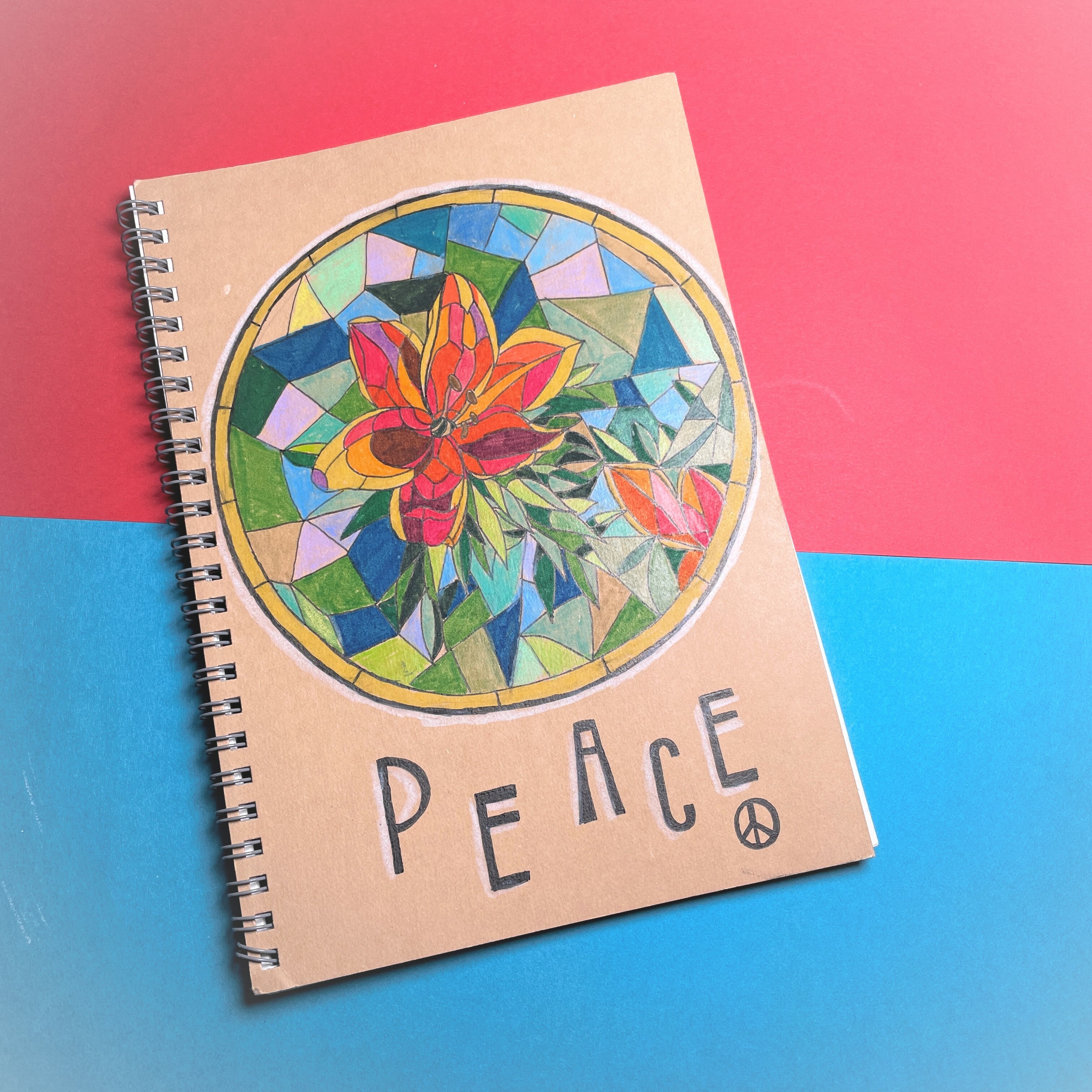 手繪單行簿 - 花