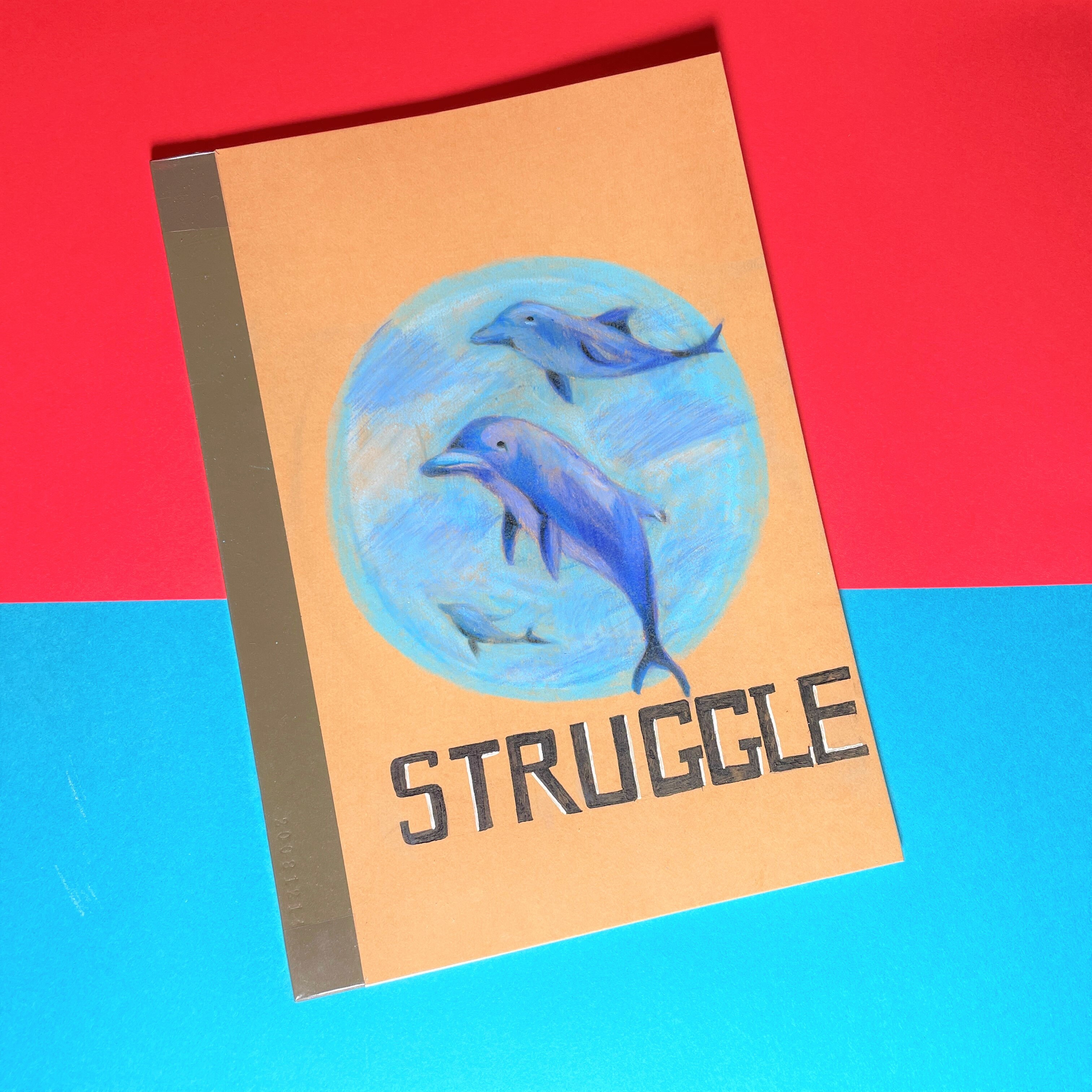 手繪單行簿 - 海豚