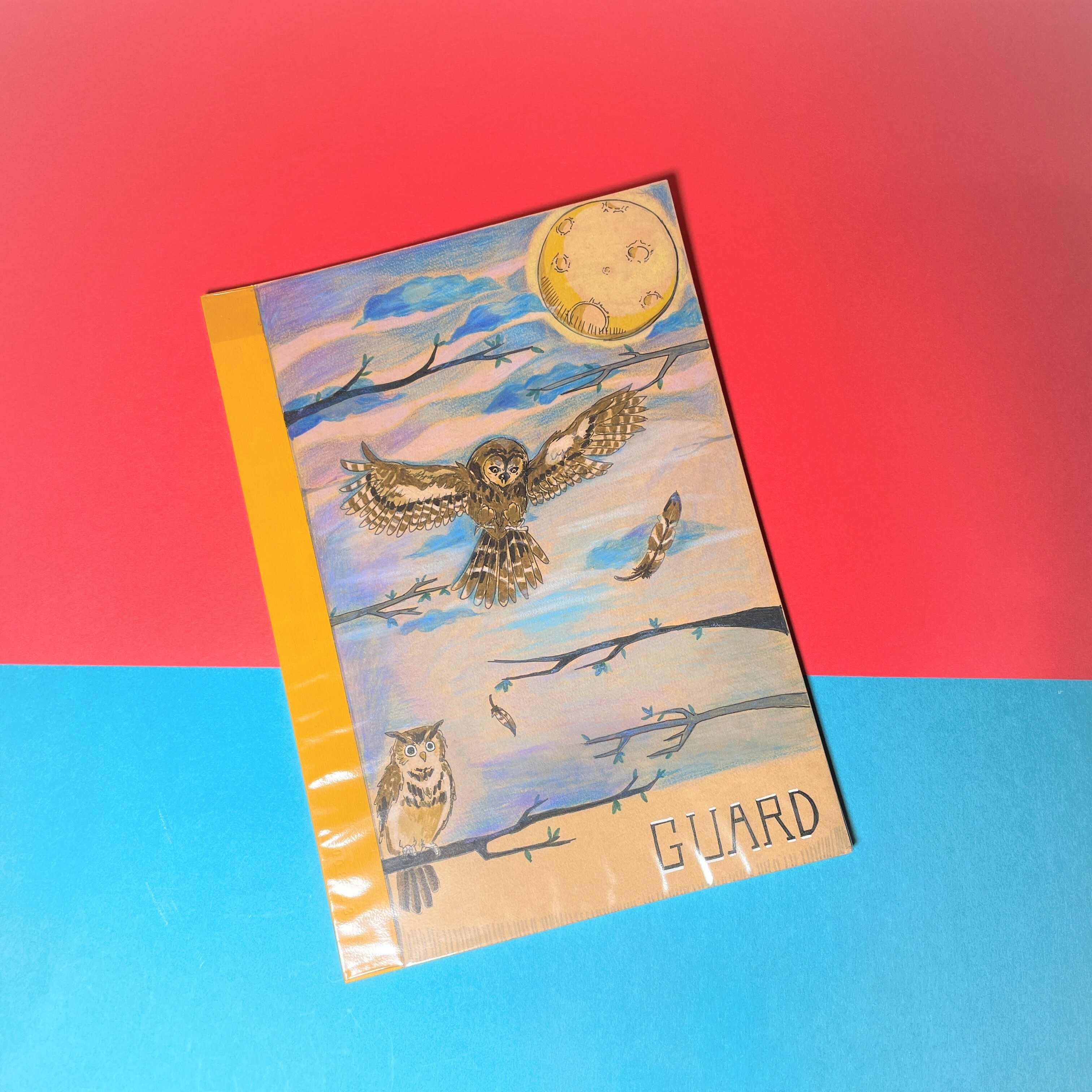 手繪單行簿 - 貓頭鷹